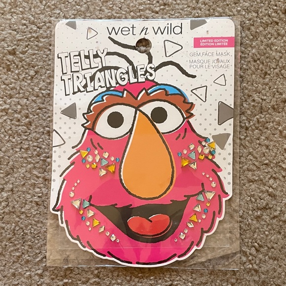 Wet n Wild Sesame Street Telly Triangles Gem Face Mask Limited Edition - Picture 1 of 6